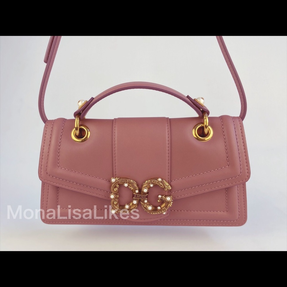SOLD  New DOLCE & GABBANA Amore Small Bag w logo